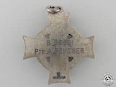 A Second War Memorial Cross To Canadian Stretcher Bearer