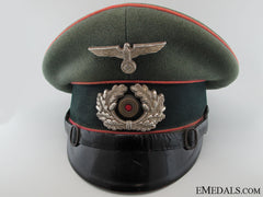 Army (Heer) Panzer Officer's Visor Cap