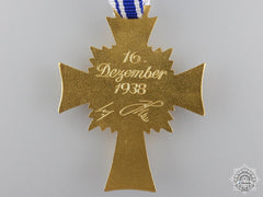 A Gold Grade German Mother's Cross With Case