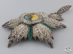 An Iranian Order Of The Lion And Sun; Commander's Neck Badge