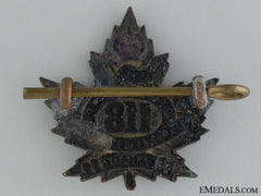 Wwi 118Th Infantry Battalion Collar Badge Cef