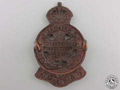 A First War 14Th Infantry Battalion "Royal Montreal Regiment" Cap Badge