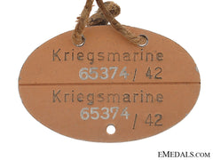 Kriegsmarine Id/Dog Tag