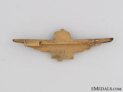 Italian Pilot’s Badge In 835 Silver