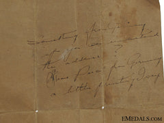 Large German Internment Camp #23 Shipping Label