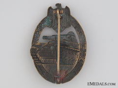An Early War Bronze Grade Tank Badge By Karl Wurster