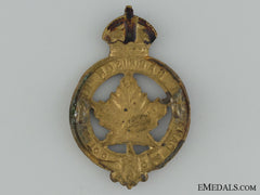 Wwi Canadian Garrison Regiment Cap Badge