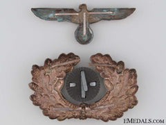 Army Officer’s Visor Cap Insignia