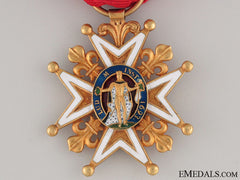 A French Order Of St. Louis In Gold; Knight C.1815