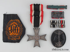 Seven German Badges & Awards Items