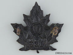 Wwi 123Rd Infantry Battalion Cap Badge Cef