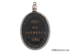 Wwi Rfc Sweetheart Memorial Pendant