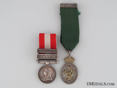 Fenian Raid Miniature Pair To Lieutenant Colonel Robert W. Bell