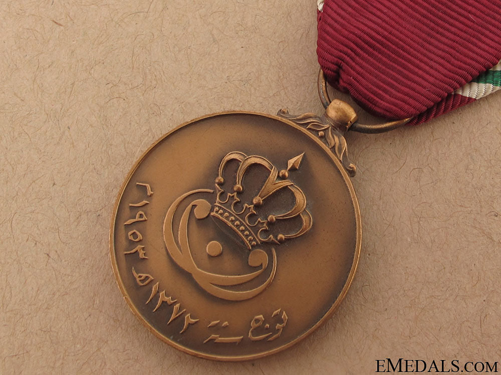 king_faisal_ii_coronation_medal,1953_io552c