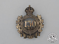 Canada, Cef. A 130Th Infantry Battalion "Lanark And Renfrew Battalion" Cap Badge