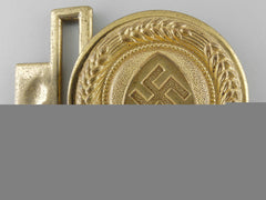An Rad (Reichsarbeitsdienst) General Officer's Belt Buckle By Overhoff & Cie