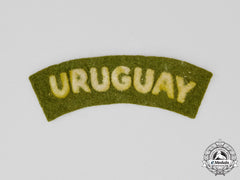 A Second War Period Uruguay Shoulder Flash