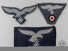 Three Luftwaffe Cloth Insignia