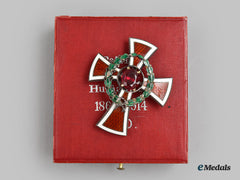 Austria, Imperial. An Honour Decoration Of The Red Cross, Officer’s Cross With Stone Center