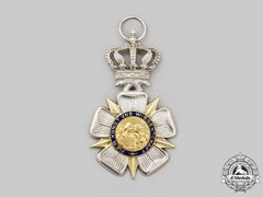 Lippe-Detmold, Principality. A Rare Lippe Rose Medal Of Honour For Art And Science, I Class With Crown, By C.f. Zimmermann, C.1905