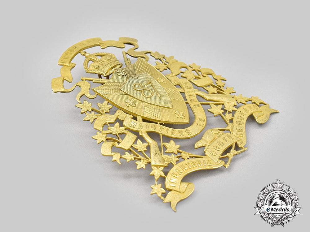 canada,_dominion._an87_th_quebec_regiment_helmet_plate,_c.1905_l22_mnc0205_944