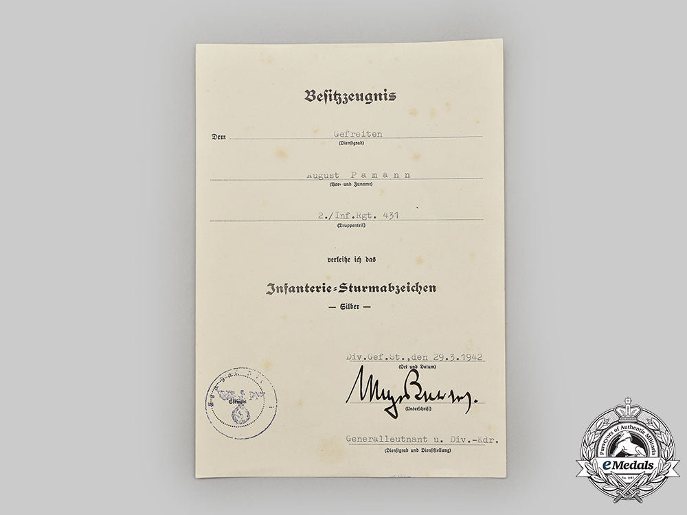 germany,_heer._a_rare_camouflage_smock_and_award_documents_to_sniper_obergefreiter_august_pamann,33_confirmed_kills_l22_mnc0306_181_1