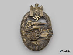 Germany, Wehrmacht. A Panzer Assault Badge, Bronze Grade, By Rudolf Karneth