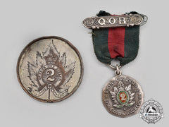 Canada, Dominion. Two Queen's Own Rifles Medals, C.1890