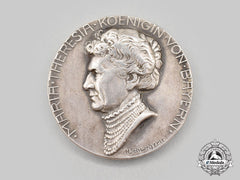 Bavaria, Kingdom. A Queen Maria Theresia Bavarian Red Cross Table Medal In Silver
