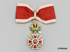 Austria, Imperial. An Order Of Leopold, Commander Cross With Swords In Gold, By Rothe, C.1960