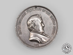 United States. A Rare 1857 James Buchanan Indian Peace Medal