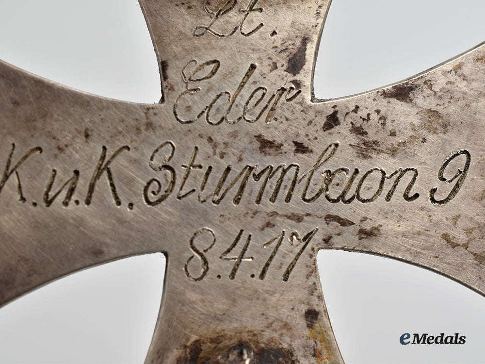 germany,_imperial._a1914_iron_cross_i_class_to_lt._eder,_k.u.k._sturmbaon9,1917_l22_mnc0899_814