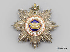 Italy, Kingdom. An Order Of The Crown, Grand Cross Star, By Cravanzola, Roma