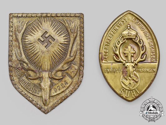 germany,_third_reich._a_pair_of_german_hunting_association_badges_l22_mnc1230_554