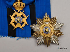Belgium, Kingdom. An Order Of Leopold Ii, Grand Cross Set,  By P. Degreef