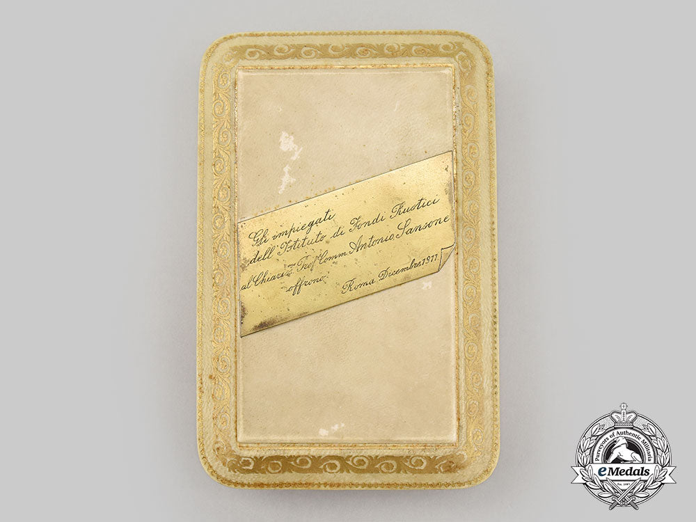 italy,_kingdom._an_order_of_st._maurice&_st._lazarus,_commander,_to_professor_antonio_sansone,_fondi_rustici_institute1911_l22_mnc2330_136_1_1