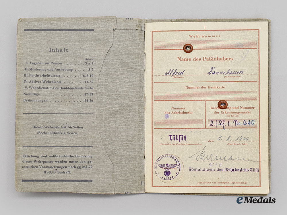 germany,_heer._the_wehrpässe_and_correspondence_of_rittmeister_alfred_dannebaum,_stalingrad_survivor_and_knight’s_cross_recipient_l22_mnc2461_589_1_1