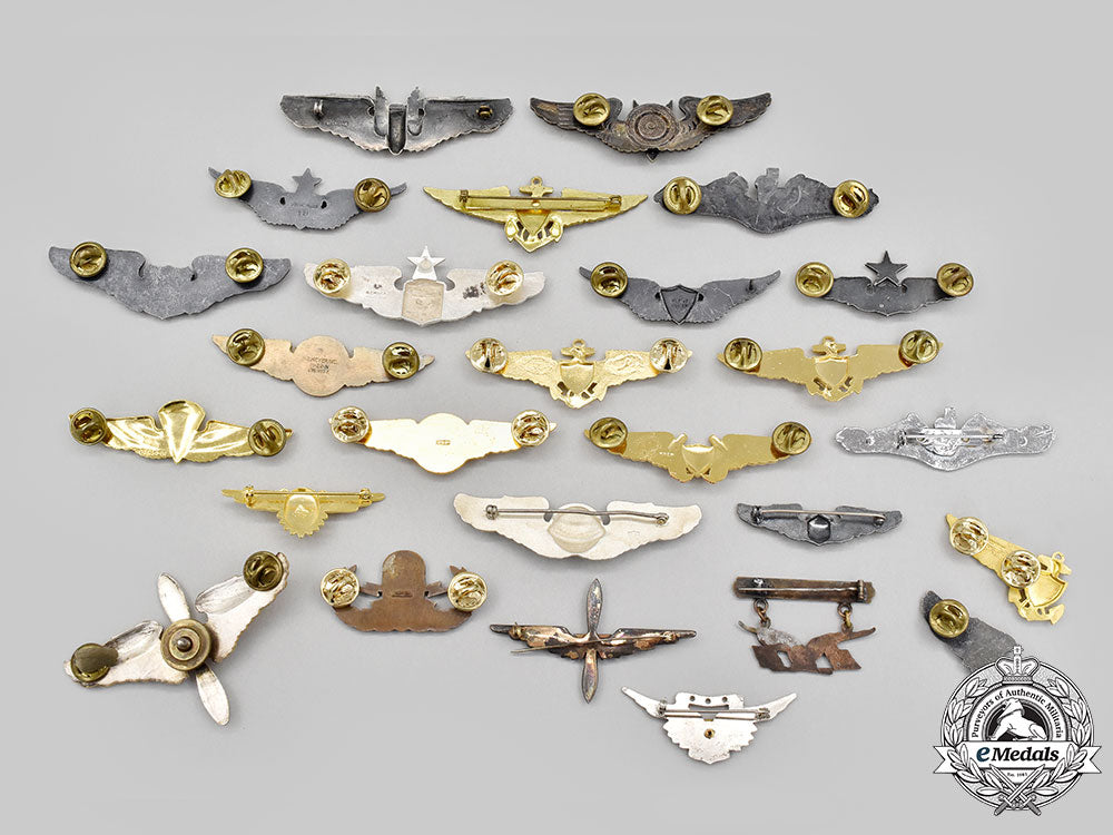 united_states._a_lot_of_twenty-_six_assorted_air_force_wings_and_related_badges_l22_mnc2846_405