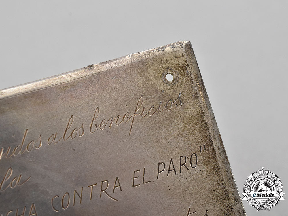 spain,_spanish_state._a_national_delegation_of_unions_award_plaque_to_francisco_franco_l22_mnc3226_552