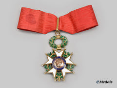 France, Iii Republic. An Order Of The Legion Of Honour, Commander In Gold With Diamonds, C.1880