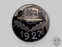Germany, Der Stahlhelm. A 1927 Der Stahlhelm Membership Badge, By Der Stahlhof Magdeburg