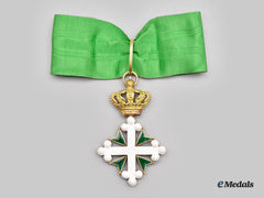 Italy, Kingdom. An Order Of St. Maurice And St. Lazarus In Gold, Iii Class Commander