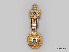 Germany, Imperial. A Rare 1891 Gold Medal For The Visit Of Kaiser Wilhelm Ii To London, By Gibson And Langman