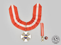 Italy, Kingdom. An Order Of The Crown Of Italy, Iii Class Commander Set