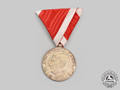 Croatia, Independent State. An Ante Pavelic Medal For Bravery, Silver Grade Medal