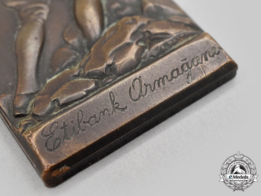 turkey,_republic._an_etibank_armağan_issued_plaque_commemorating_mustafa_kemal_atatürk,_the_founder_of_the_turkish_republic,_c.1965_l22_mnc4432_287