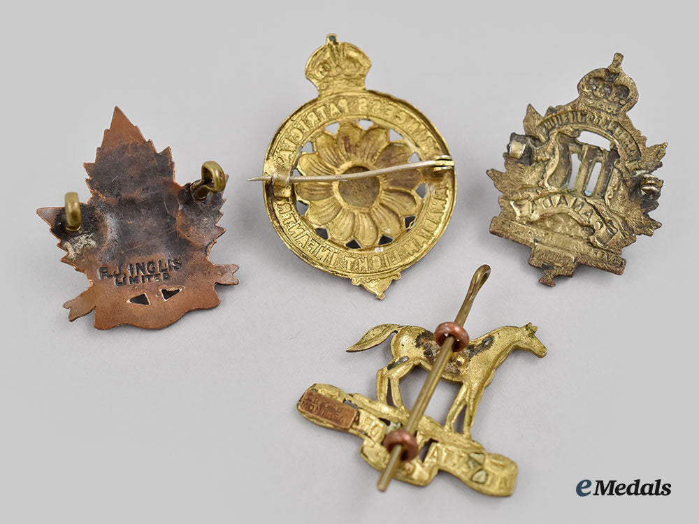 canada,_cef._a_lot_of_four_first_war_collar_badges_l22_mnc5021_651