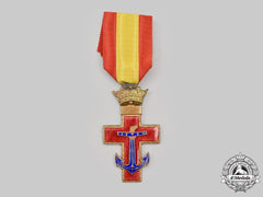 Spain, Facist State. An Order of Naval Merit, Cross with Red Distinction