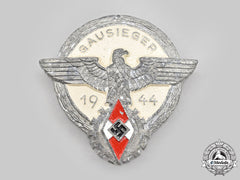 Germany, Hj. A 1944 National Trade Competition Victor’s Badge, Silver Grade, By Gustav Brehmer