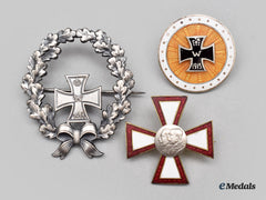 Germany, Imperial. Three First War Patriotic Badges